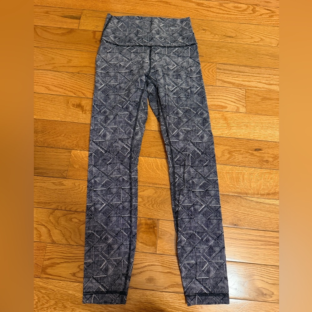 lululemon athletica Black Patterned Leggings